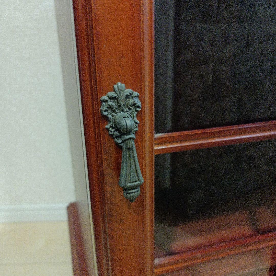 昭和レトロ　アンティーク　木製電話台・ファックス台 2段式 　四国工芸