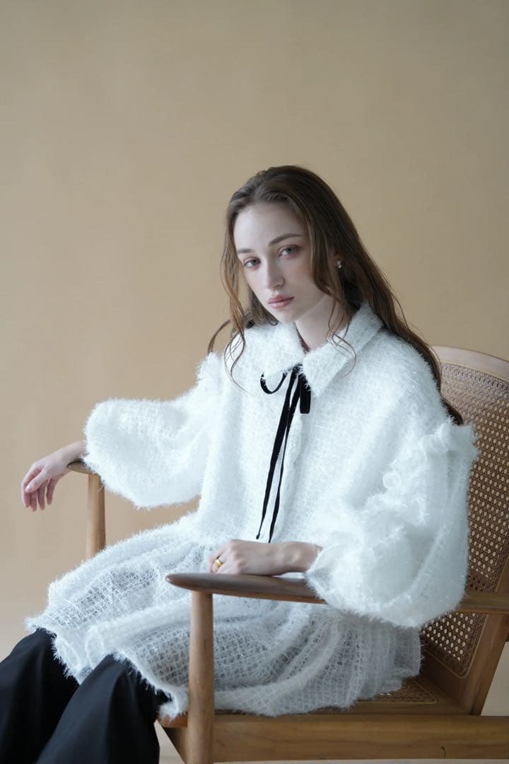トップス acka. fluffy volume blouse