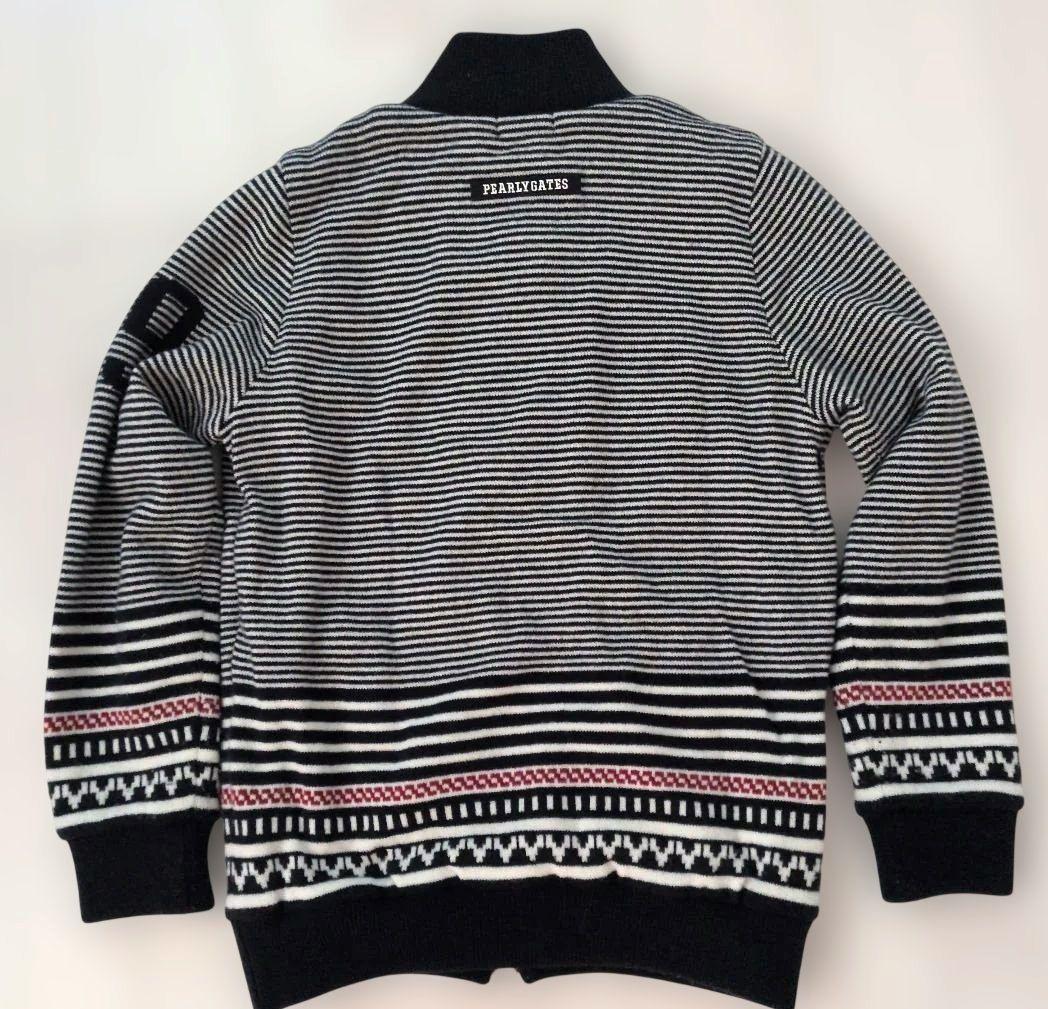 パーリーゲイツ　ニットブルゾン　ニットアウター　サイズ5　PEARLYGATES