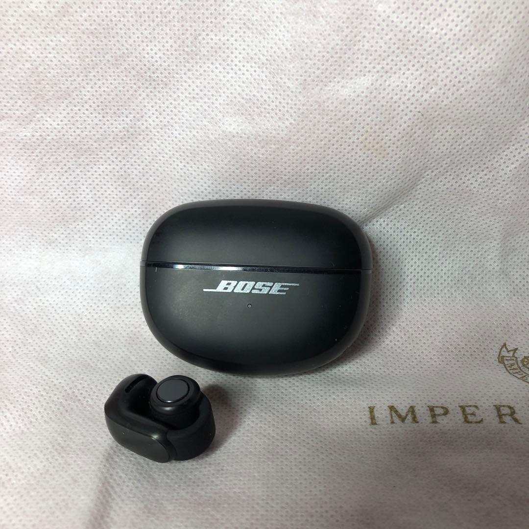 BOSE ワイヤレスイヤホン ブラック 充電ケース付き