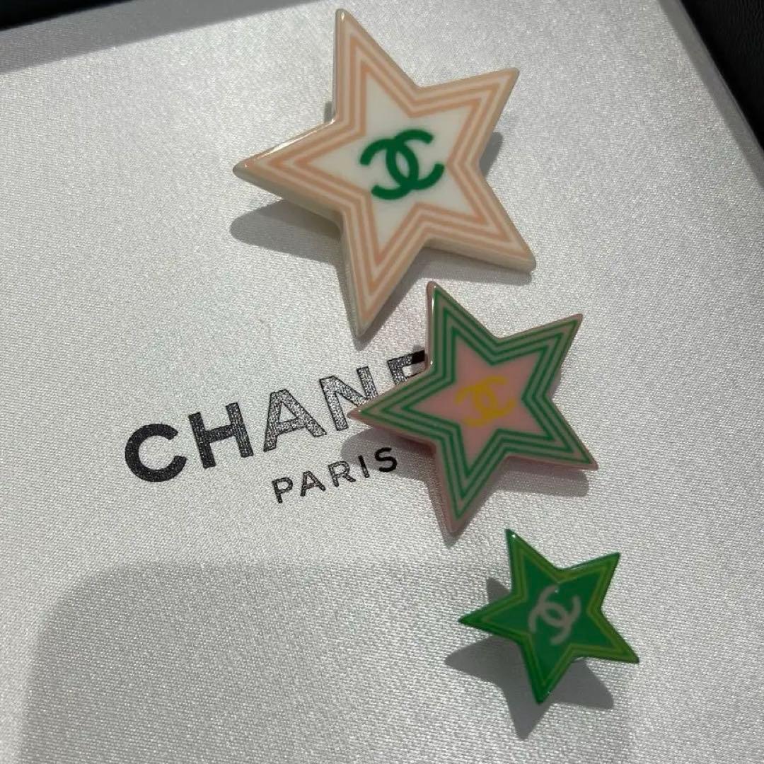 シャネル　ブローチ　04C 星　3点セット