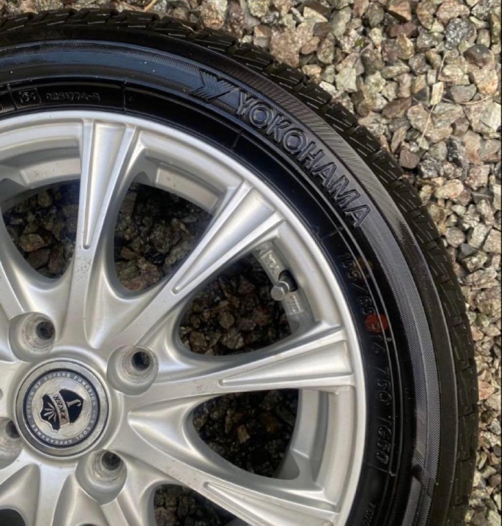 ①14インチYOKOHAMAアイスガードスタッドレス　２本　①と②があります