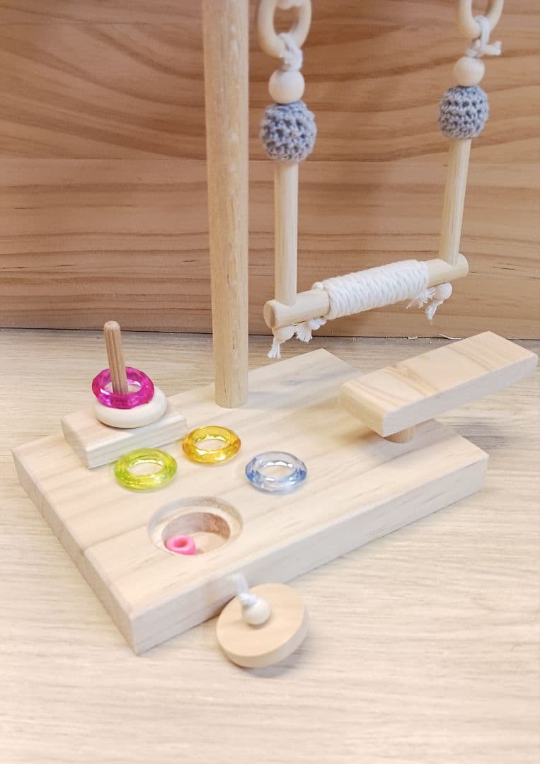 gb7　ミニアスレチック　止まり木　バードトイ　フォージングトイ　文鳥　インコ