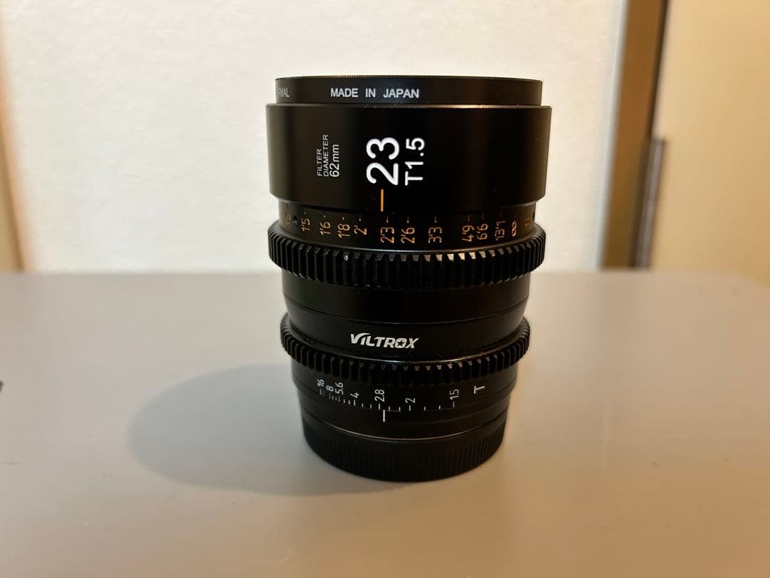 Viltrox S 23mm T1.5 シネマレンズ APS-C 単焦点レンズ