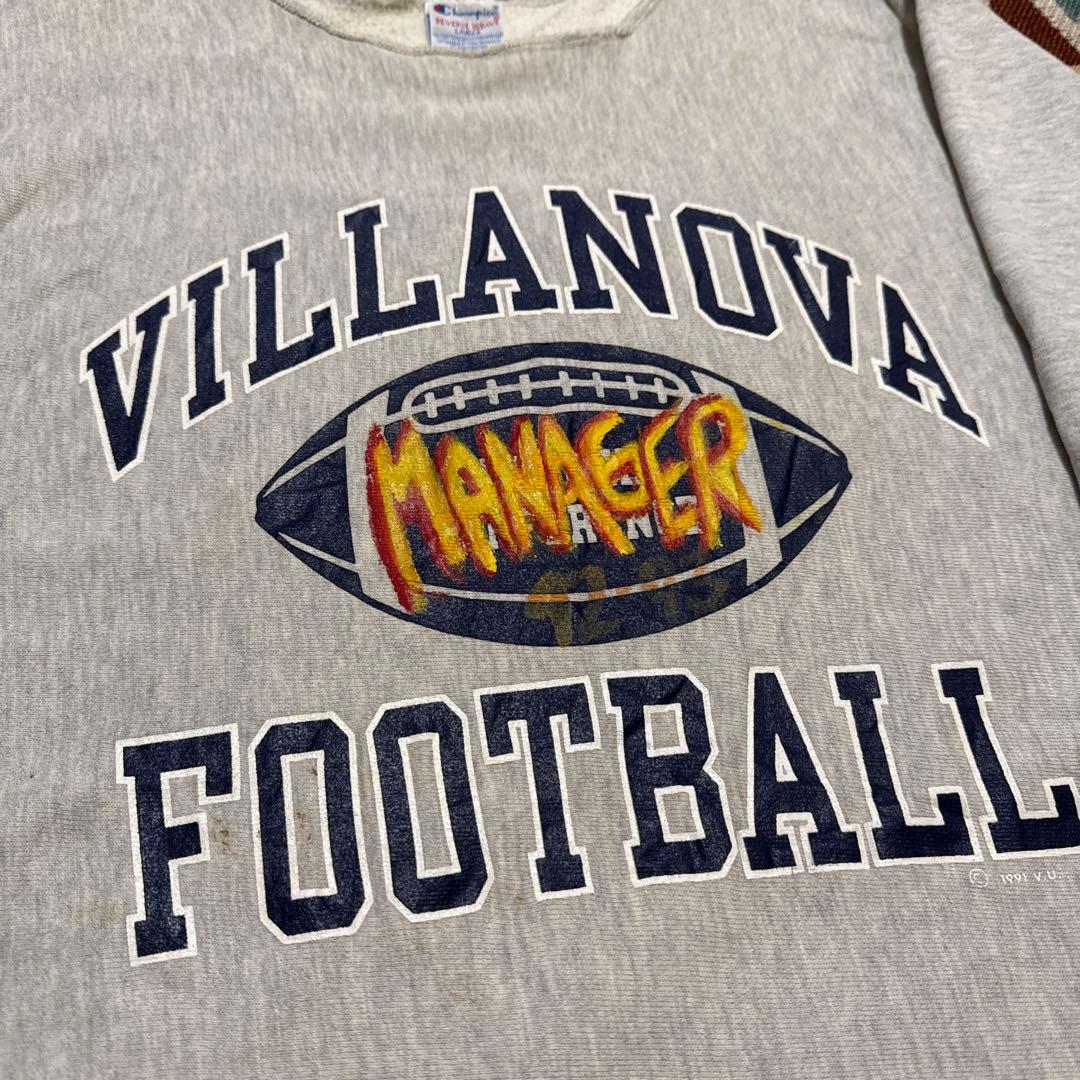 あ*ゆ様 90’s チャンピオン リバースウィーブ カレッジ 三段 ハンドペイン