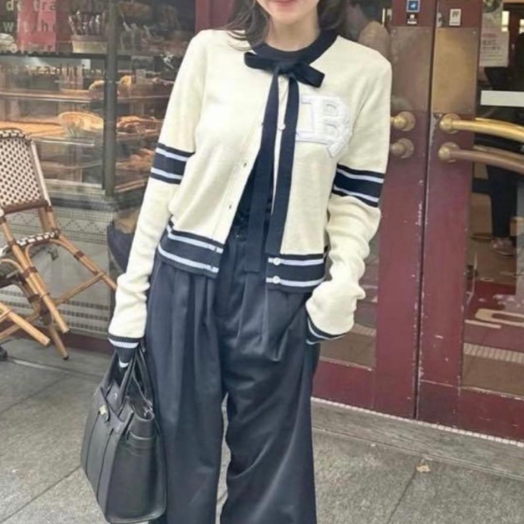 bibiy B. CLUB TIE CARDIGAN カーディガン