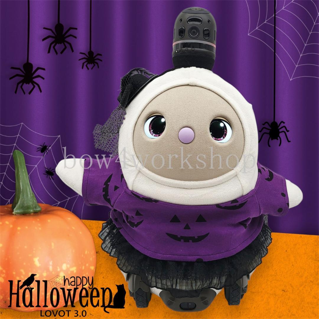 LOVOT ラボットの服ハンドメイド ハロウィン総柄プリントTシャツ2色セット