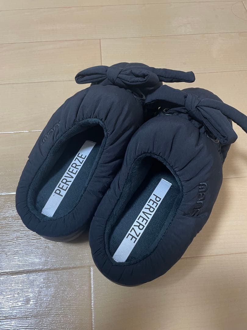 SUBU PERVERZE リボン　黒　サイズ0