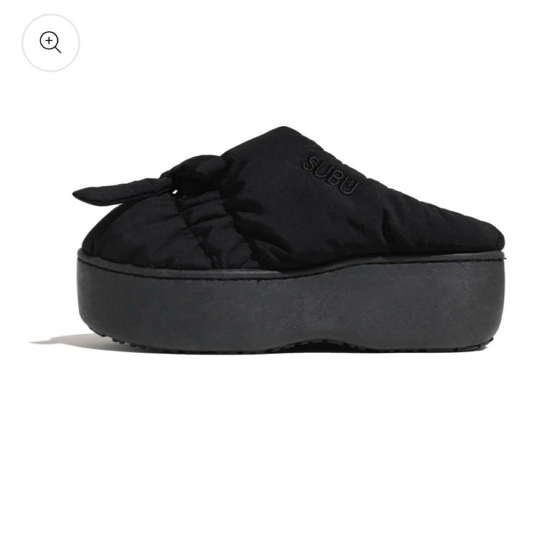 SUBU PERVERZE リボン　黒　サイズ0