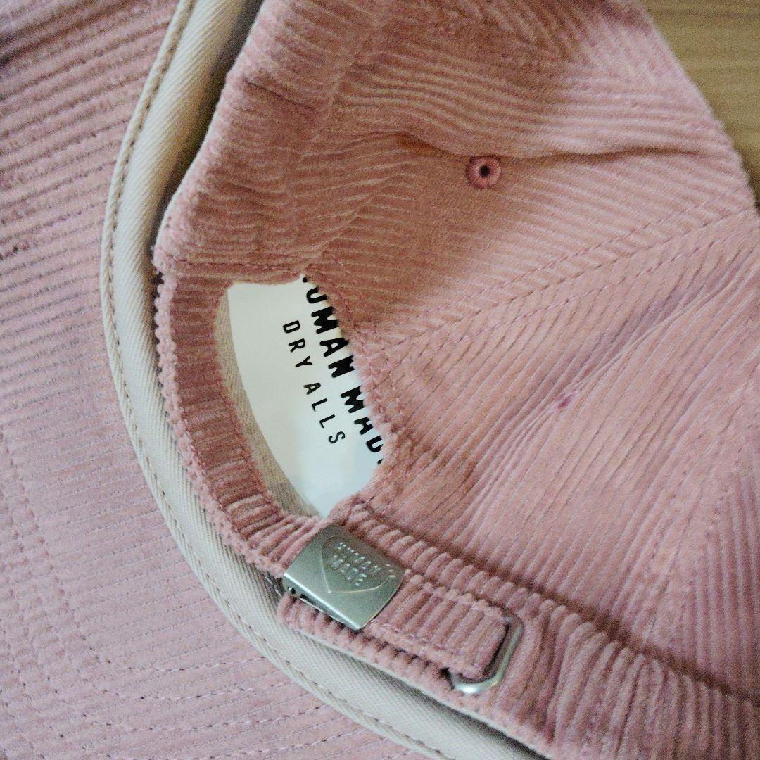 Human Made コーデュロイキャップ ピンク