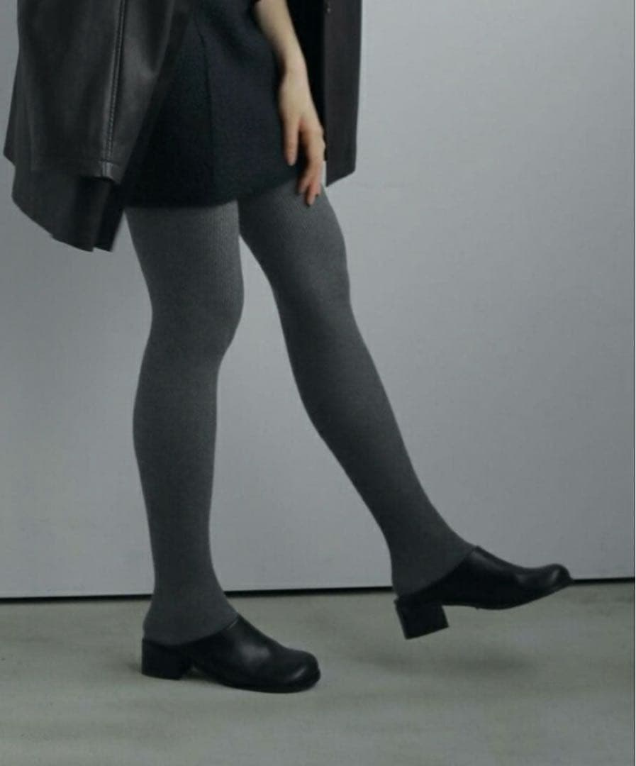 [新品未使用]anuke Ecoleather Heel Slip-ons 36