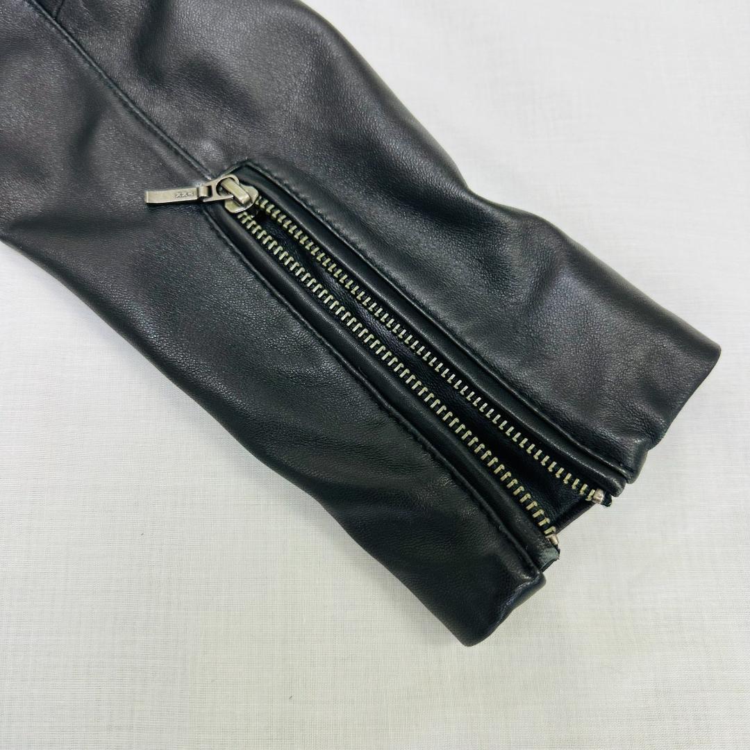 【極美品】ソークロース レザージャケット ファー付ダウンベストセット S 黒