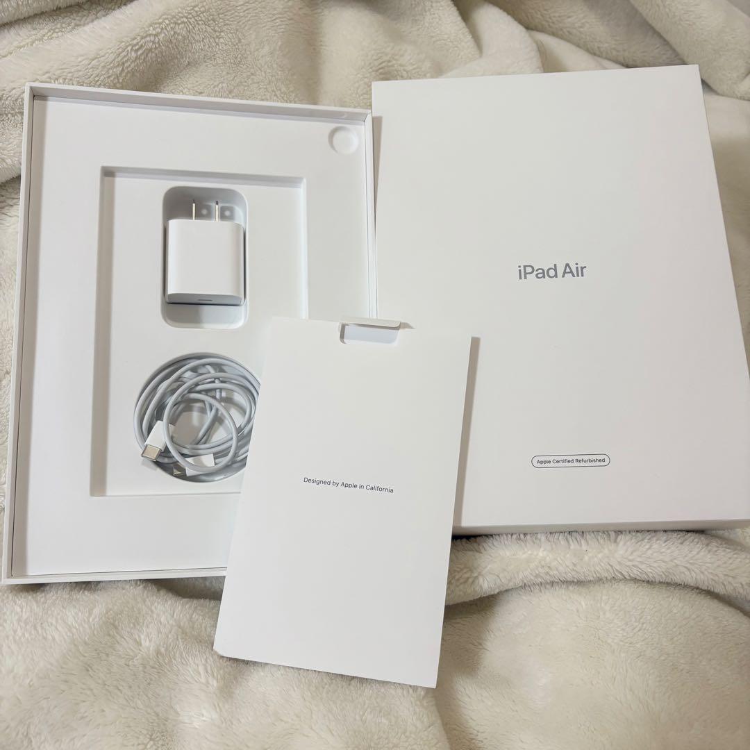 【美品】iPad Air第5世代／箱+付属品あり(アクセサリー類込)