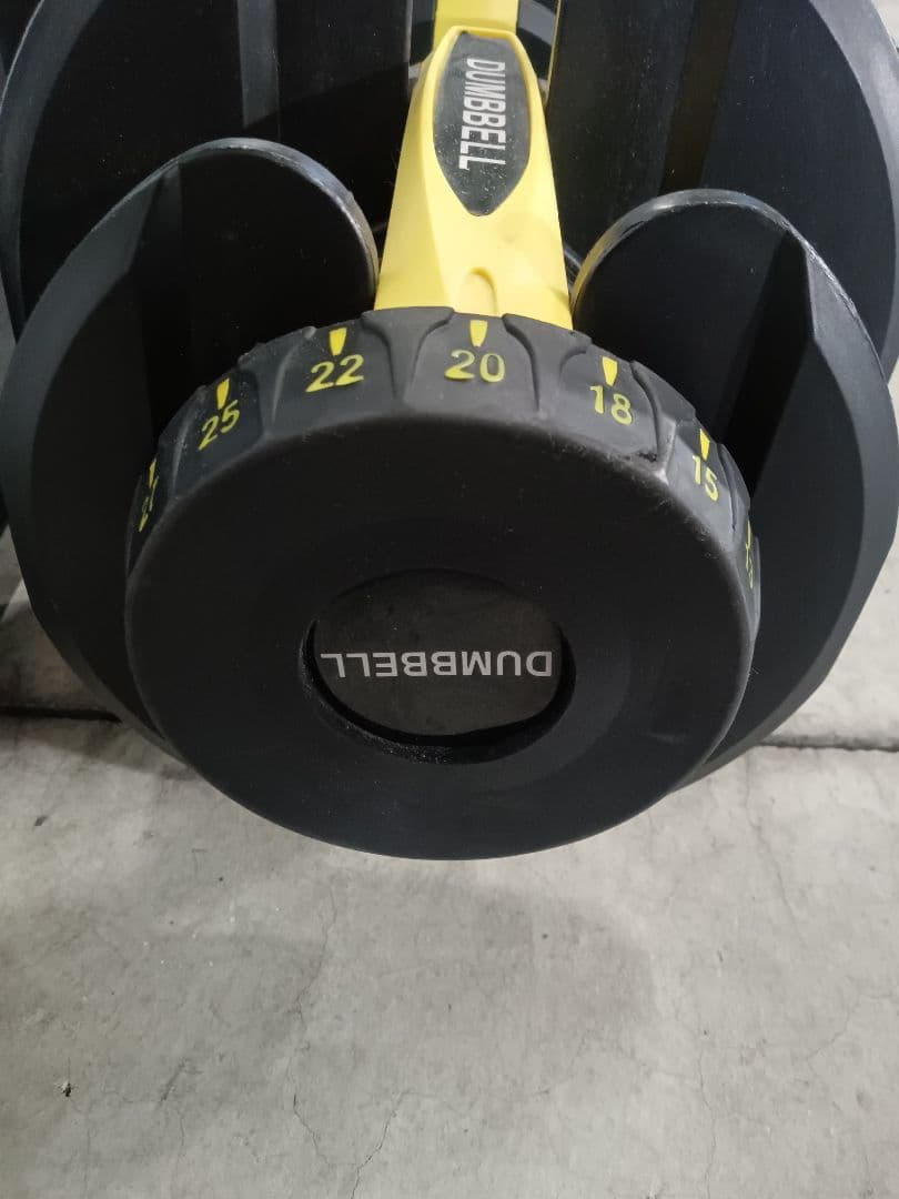 ☆可変式ダンベル☆ダイヤル式☆５kg〜４０kg☆１本☆