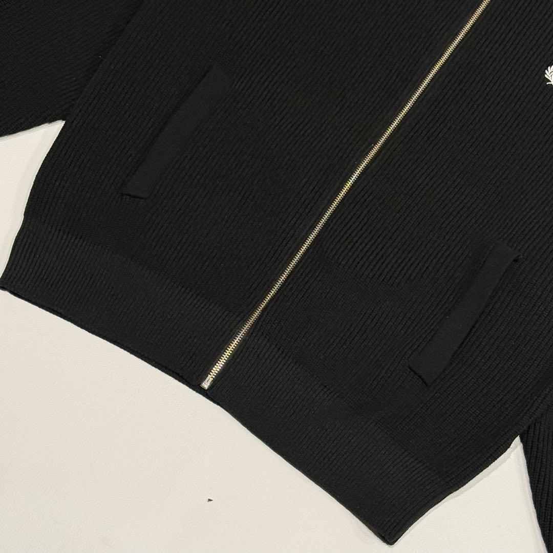 極美品 ビームス別注 フレッドペリー ドライバーズニット 黒 Mサイズ