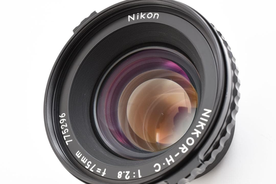 ニコン NIKON　NIKKOR-H・C　1：2.8　ｆ＝75ｍｍ