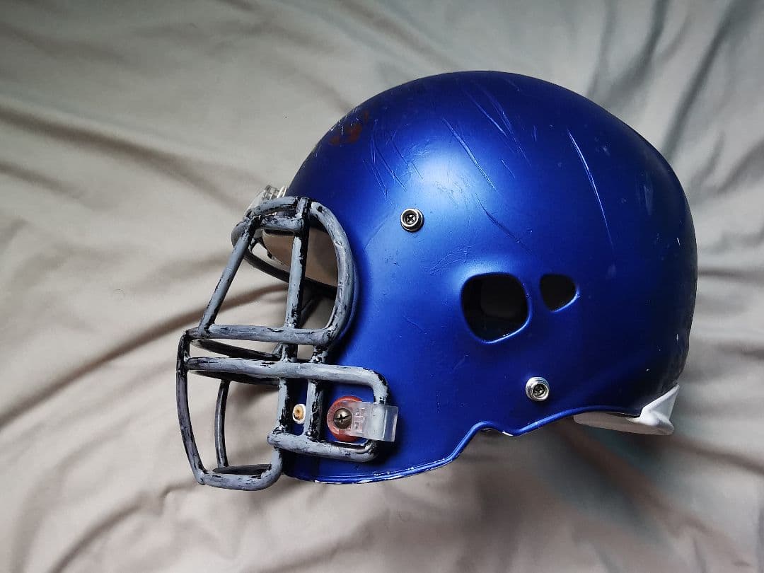 Riddell アメリカンフットボールヘルメット 青 サイズL