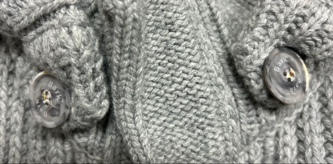 quattro2345 Bark ビームス別注ニットダッフルコート裏付き