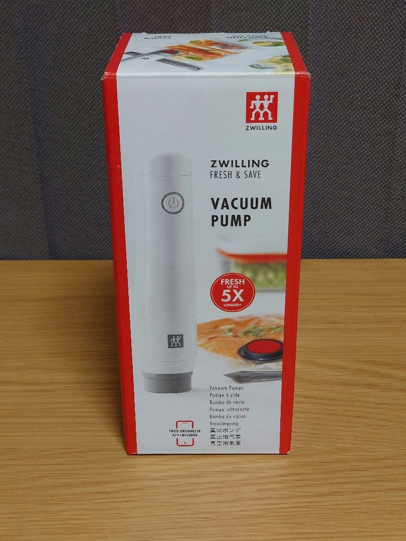 未使用ツヴィリング真空ポンプ＆保存バッグ20枚ZWILLING