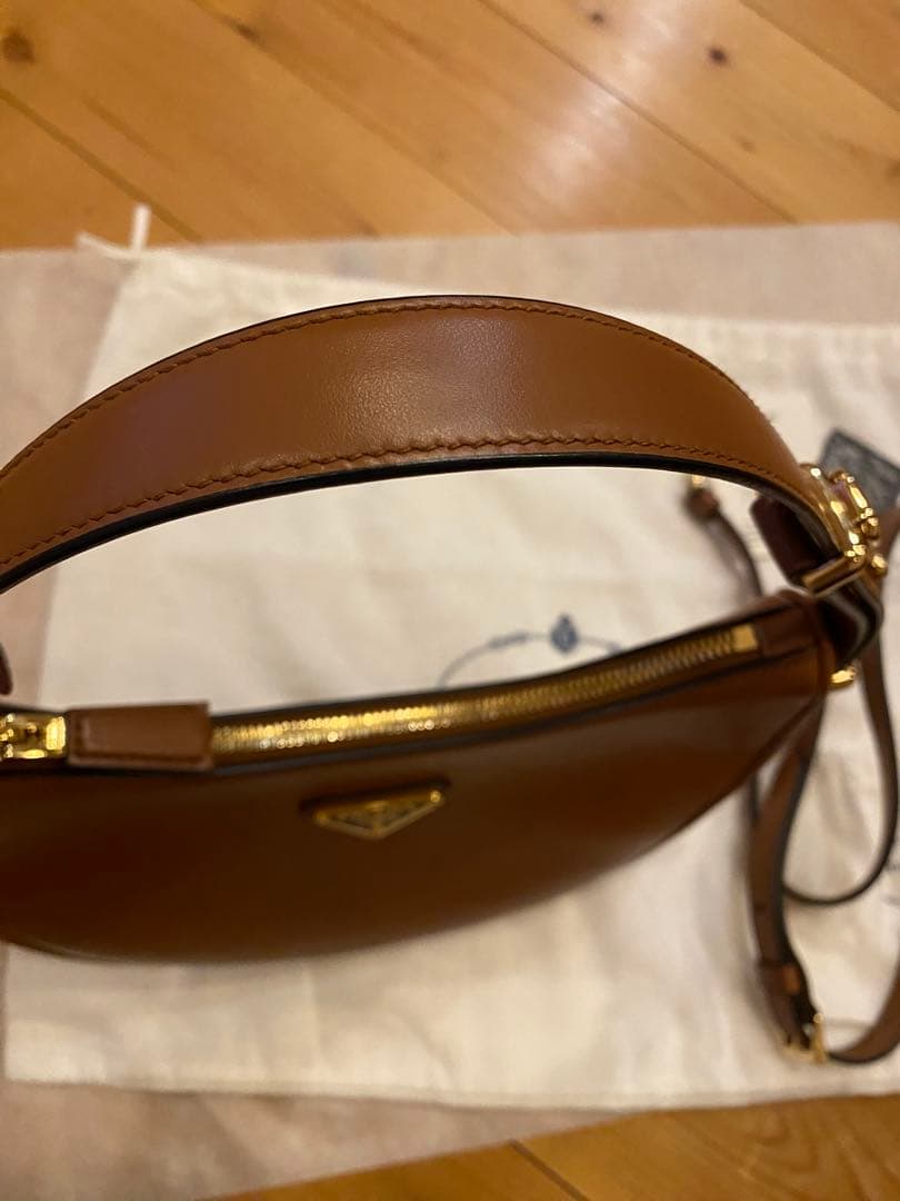 ☆PRADA ブラウンレザー バック☆