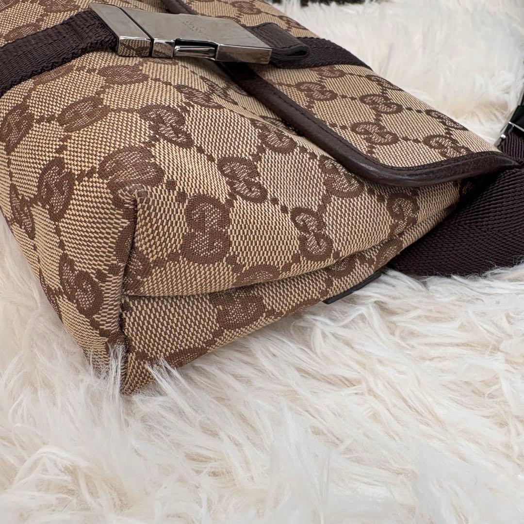 美品✨GUCCI グッチ ウエストバッグ ウエストポーチ GGキャンバス