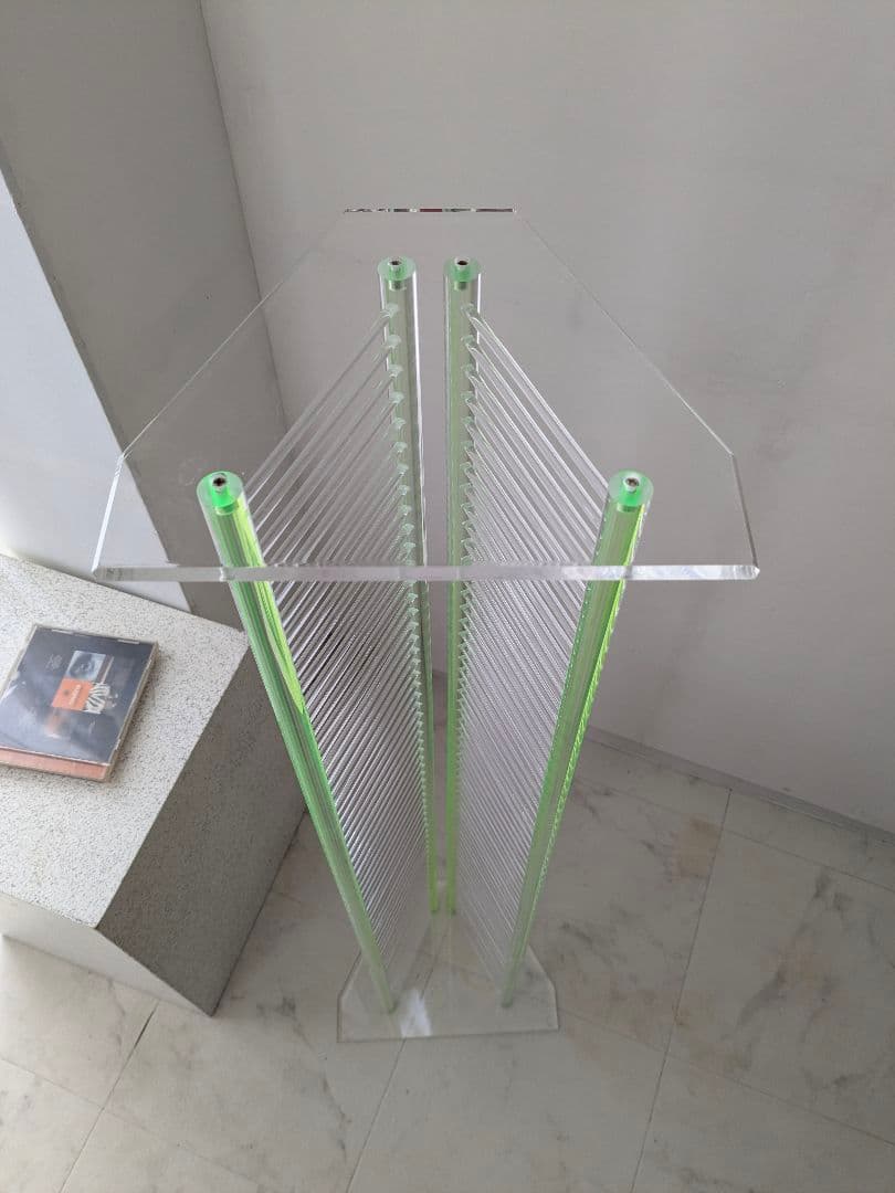 90s ヴィンテージ CDラック レトロポップ ポストモダン スペースエイジ