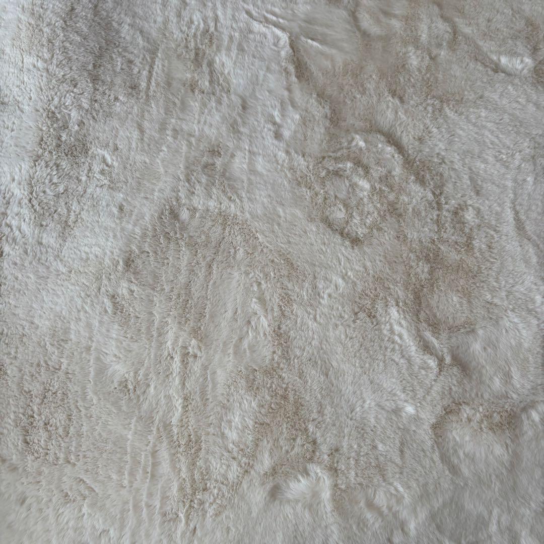 ニトリ　ラグ　カーペット　直径180cm ウサギラグ3