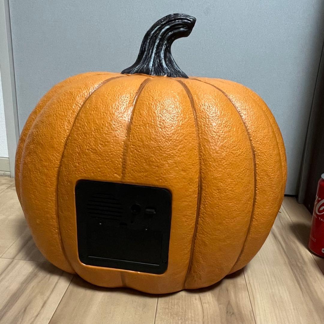 【特大】ハロウィン　カボチャ　LEDライト　センサー　トーキング　コストコ