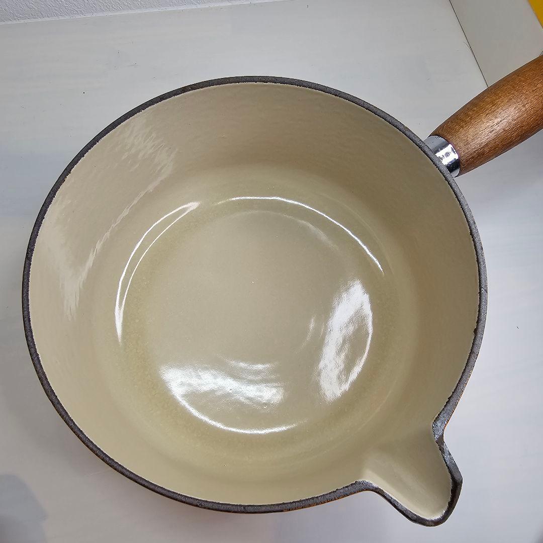 廃盤 ル・クルーゼ LE CREUSET ウッドハンドル ソースパン 18cm