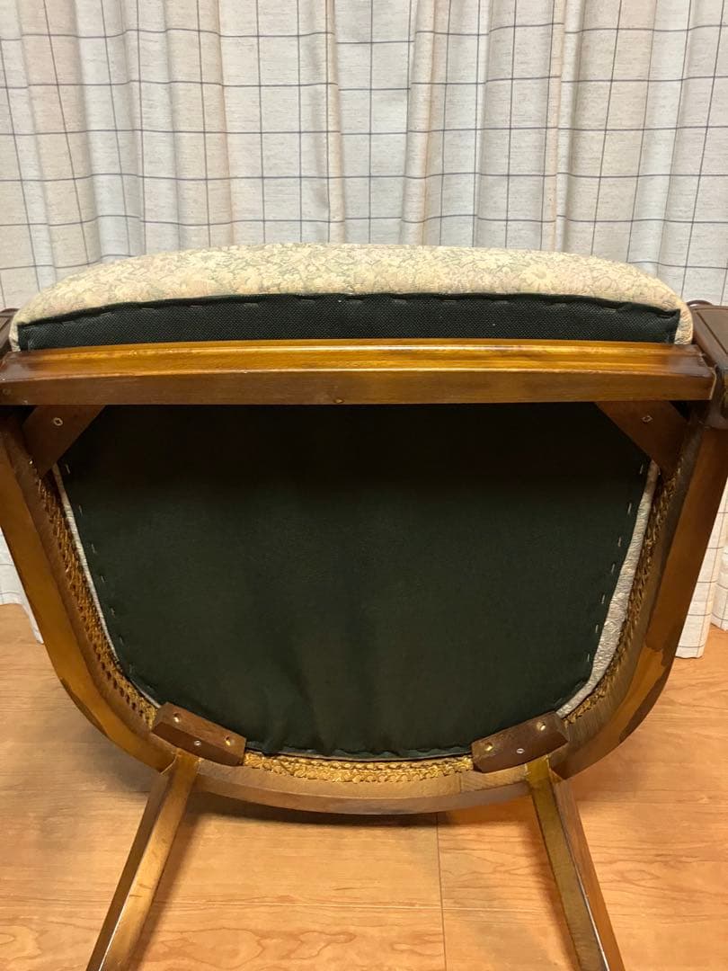 処分価格　カリモク 1人掛けソファ オールドカリモク コロニアル USED品