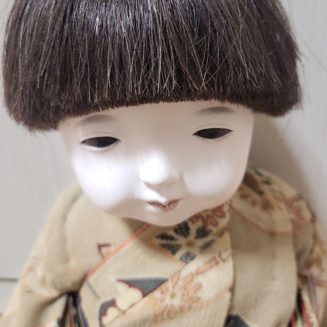 工房朋　市松人形 伝統的和服 花柄