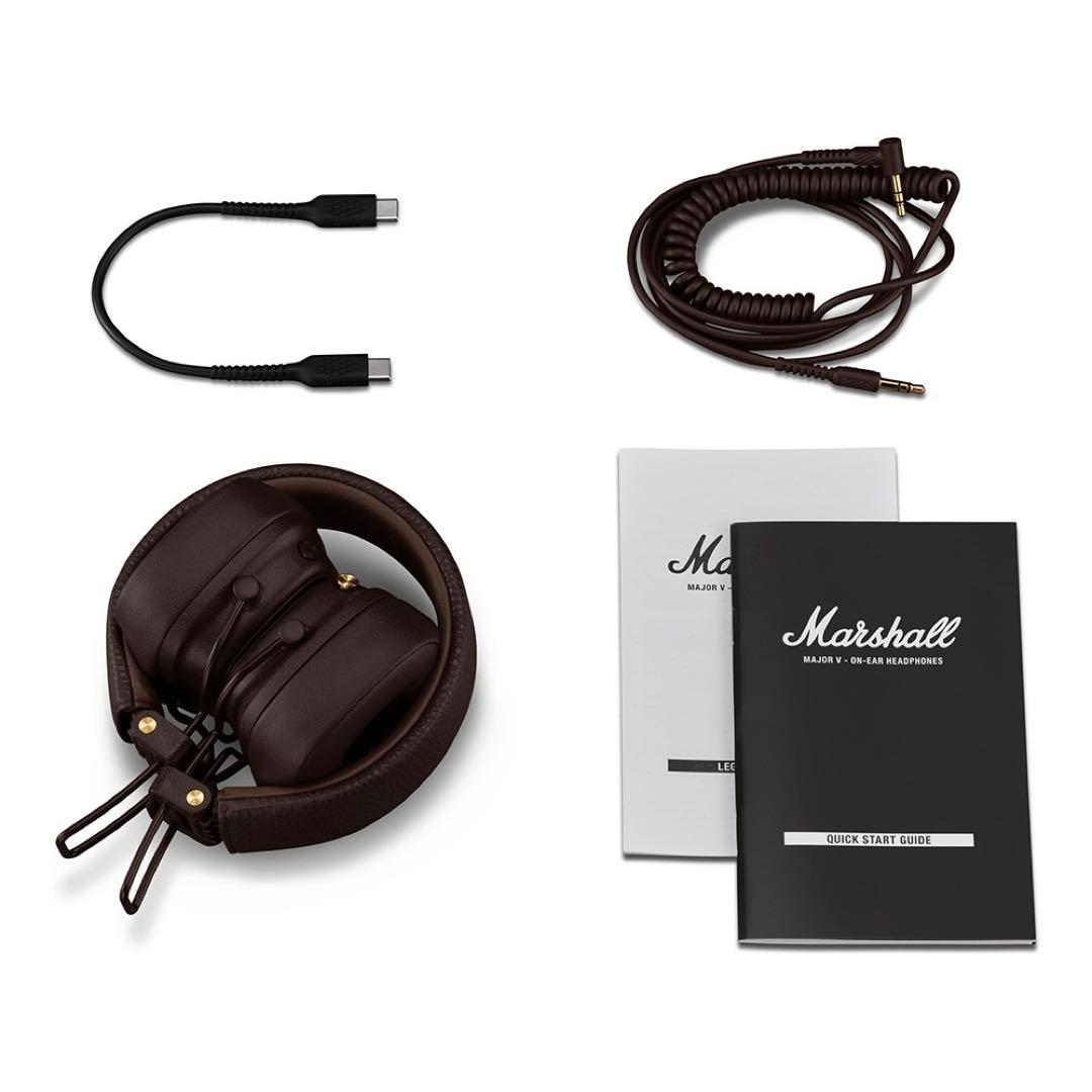 【新品未開封】Marshall マーシャル. MAJOR Ⅴ ブラウン