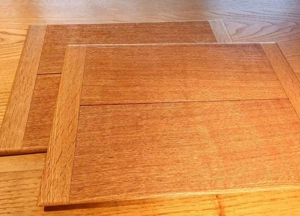 木製トレー(端ばめ折敷)2枚セット 名古路英介 作