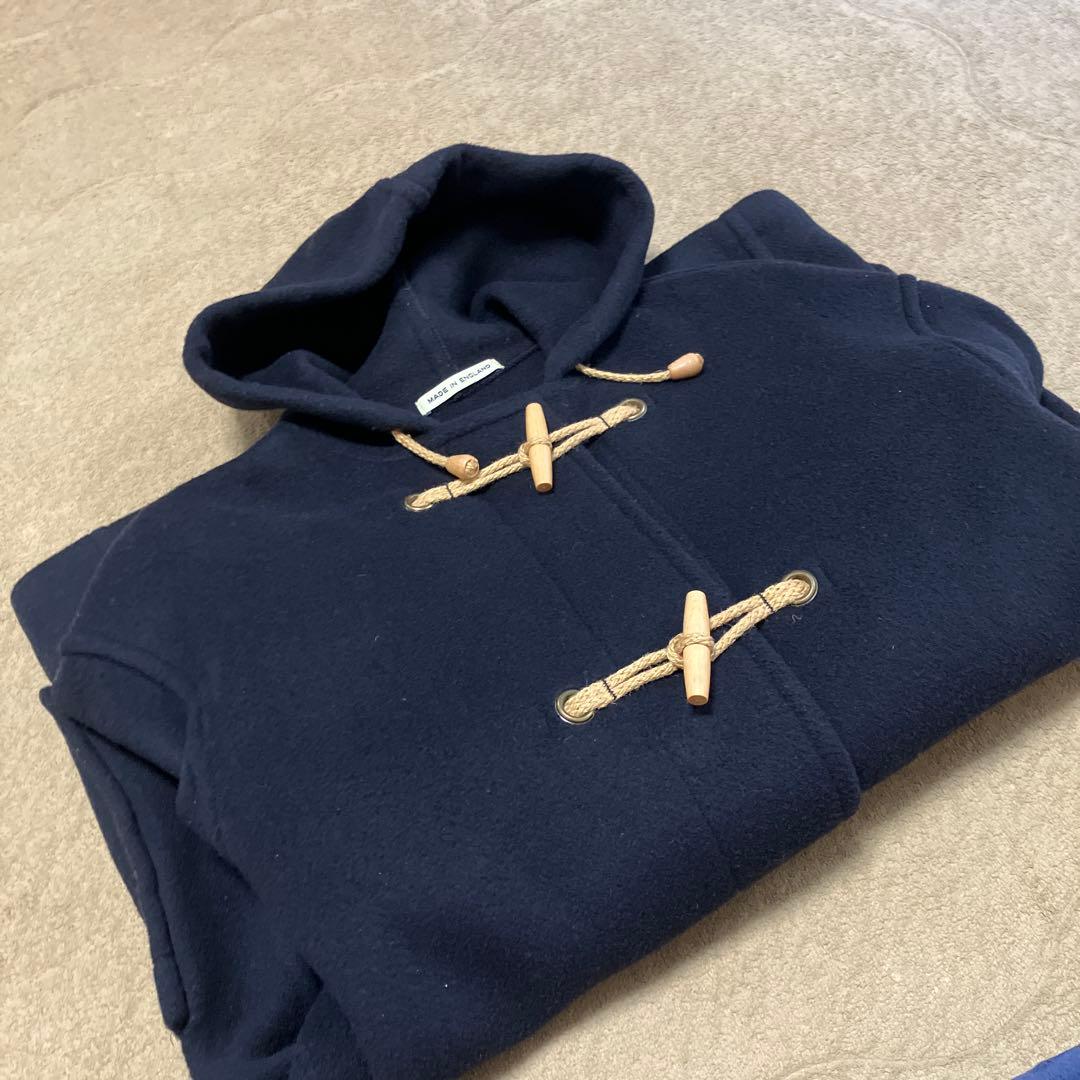 専用　　Gloverall イングランド製　メンズダッフルコート　ネイビー　XL