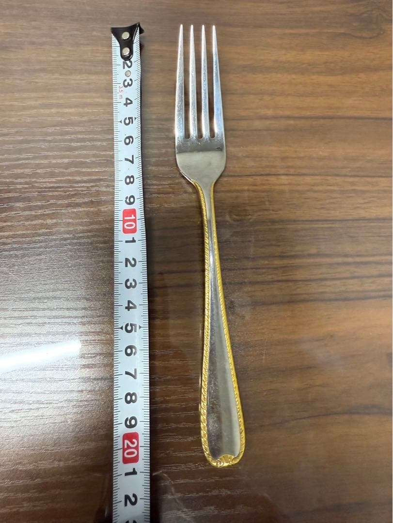 Gorham ゴールデンリボンエッジ カトラリーセット　各6本　合計30本セット