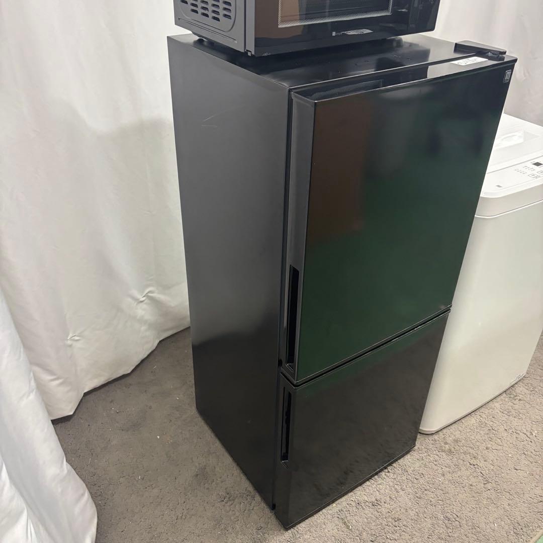 ★92　冷蔵庫　洗濯機　電子レンジ　25年　ニトリ　黒　設置無料　綺麗　安い