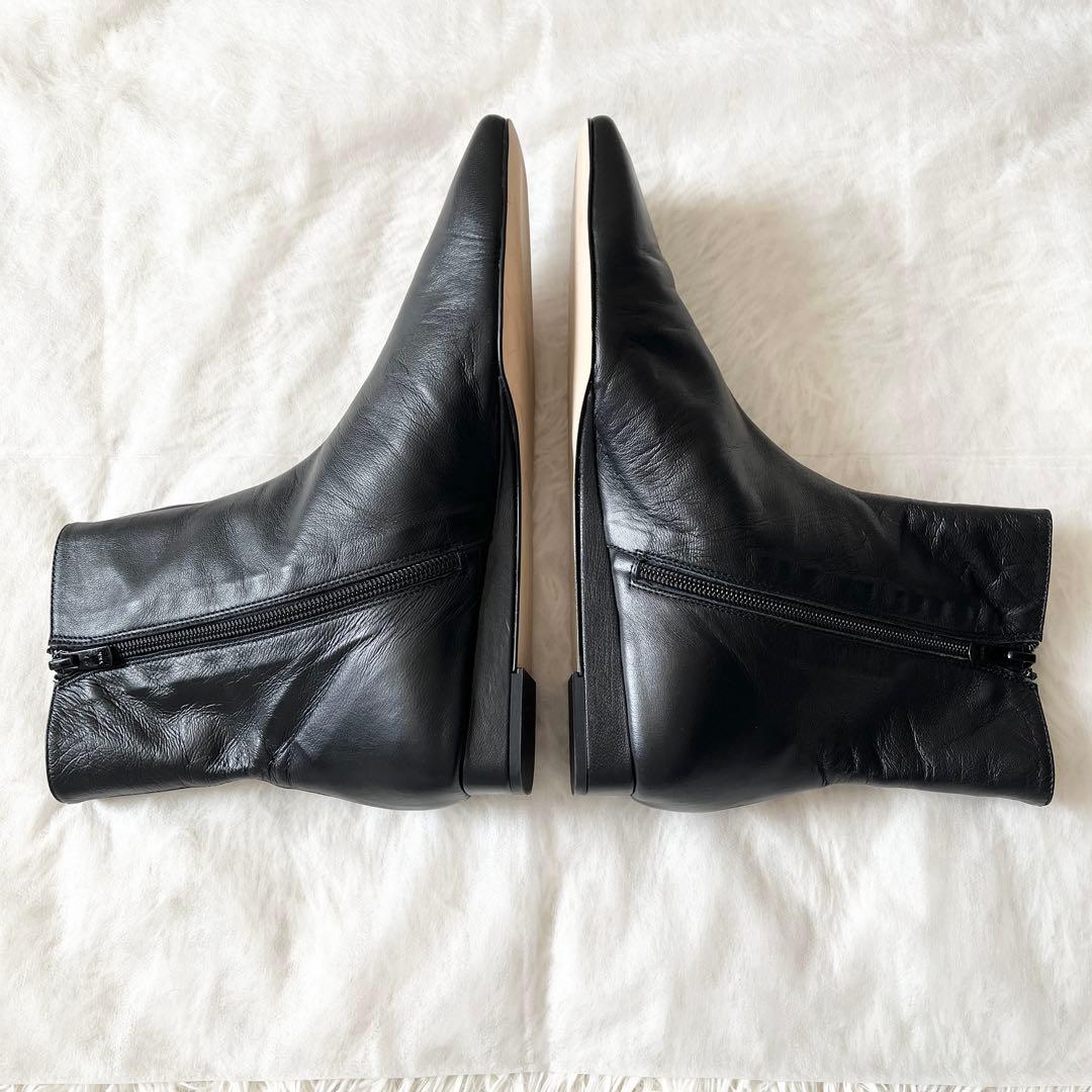 新品✨CORSO ROMA9 コルソルーマノーヴェ　ショートブーツ　レザー　黒