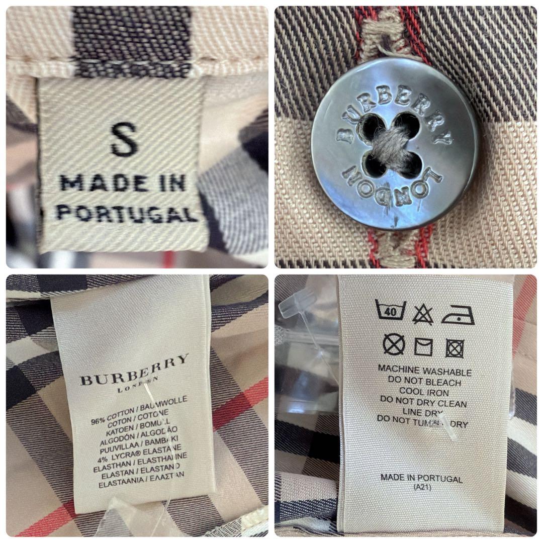 未使用級✨ BURBERRY LONDON ノバチェック シャツ チェック柄 S