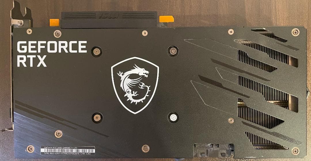 NVIDIA GPU MSI GeForce RTX 3060 12GB 箱付き