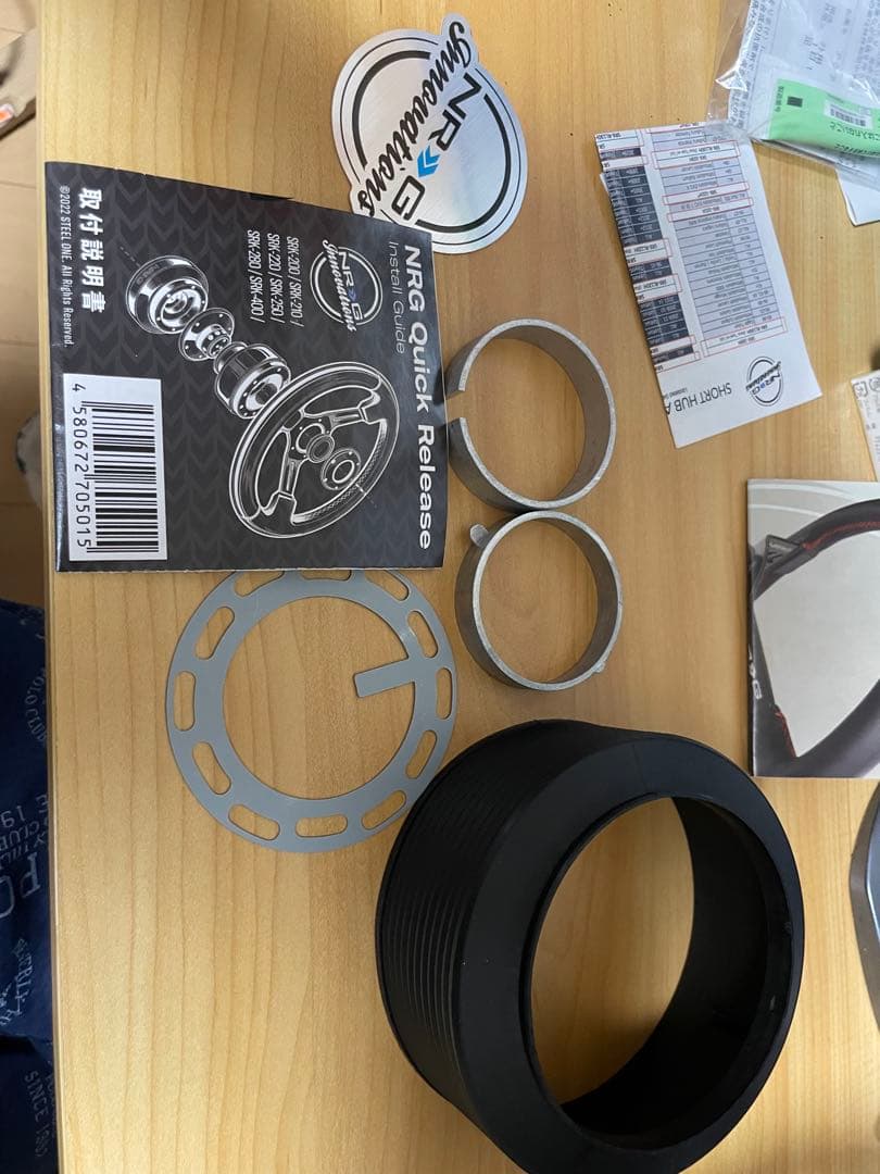 NRG クイックリリース＋d1spec ステアリング　33パイ　zc33s