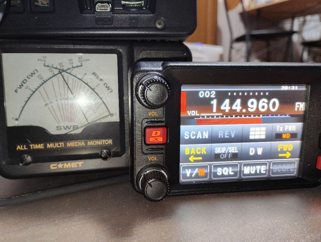 ヤエスムセン　YAESU FTM-400XDH 　50w　完動品　生産終了品