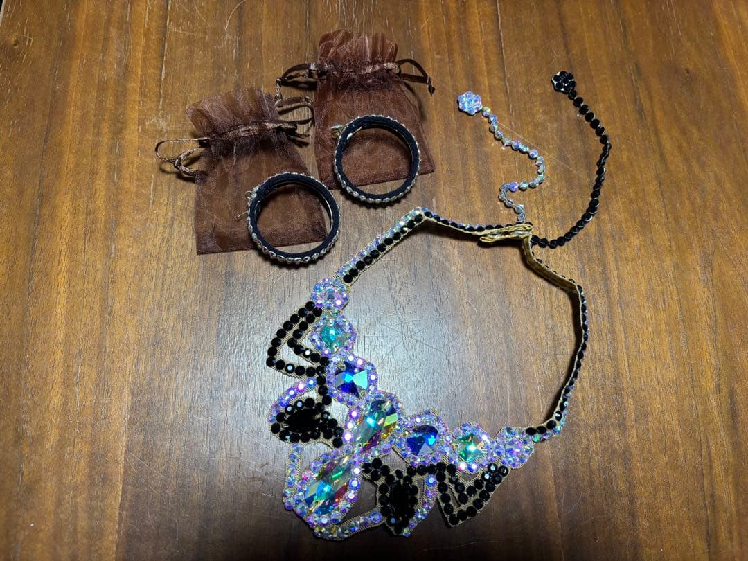 社交ダンスドレス ピンクと黒のグラデーション