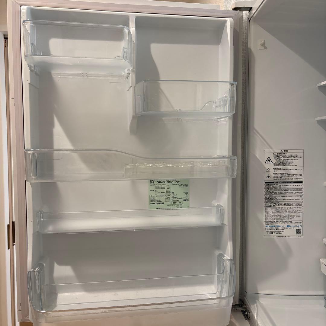 TOSHIBA GR-K41GXVL(ZW) 冷凍冷蔵庫 410L 2017年製