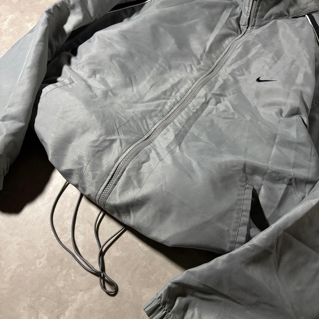 00s archive NIKE nylon jacket ドローコード 光沢