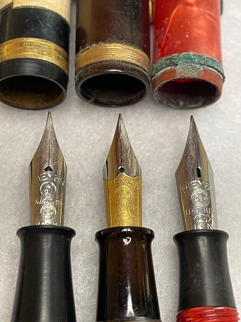 未使用品　古い万年筆×6点 RIEYON他　ジャンク品