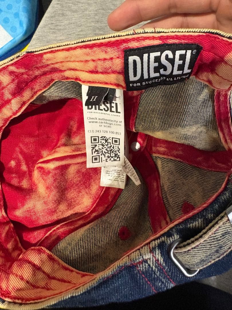 DIESEL C-Seymon キャップ