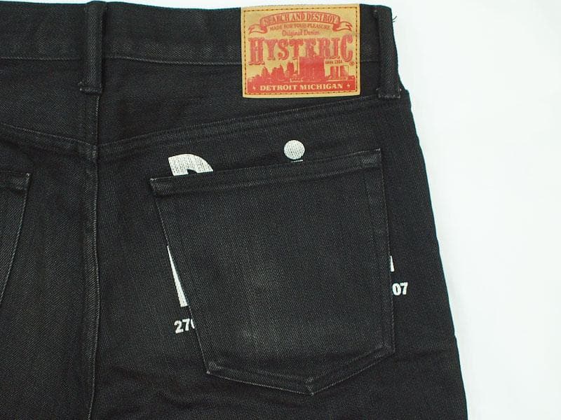 キムタク着 HYSTERIC GLAMOUR 野口強 ブラック スキニー デニム