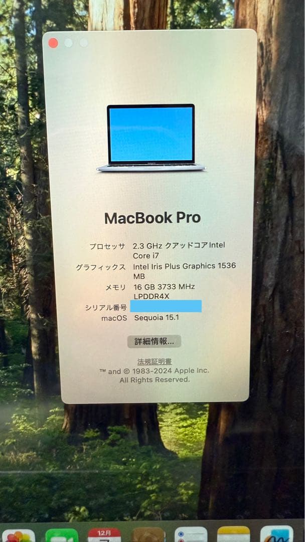 【12/20まで出品】Apple MacBook Pro 13インチ2020