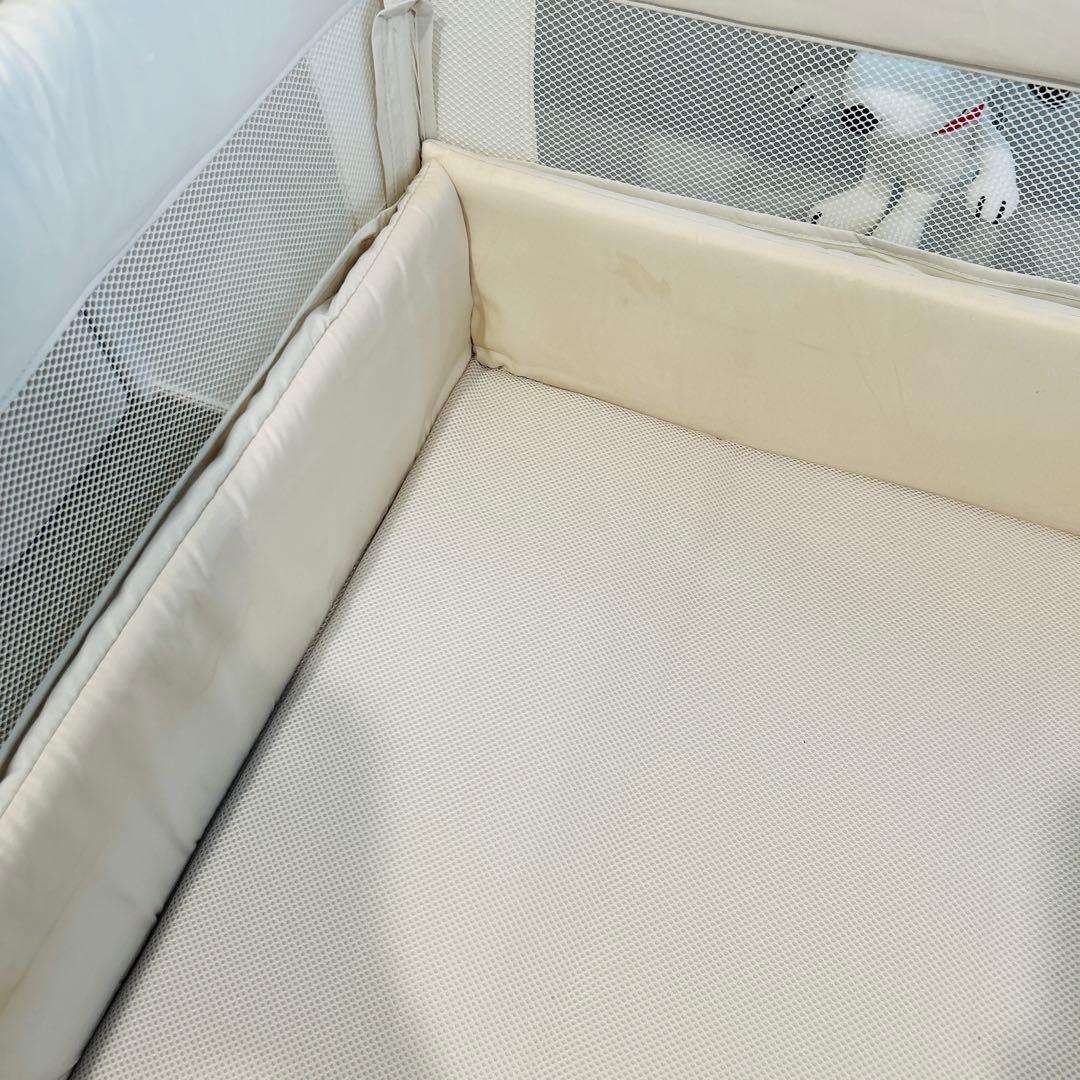 Aprica アップリカ ココネルエアー ホワイト 折り畳みベビーベッド