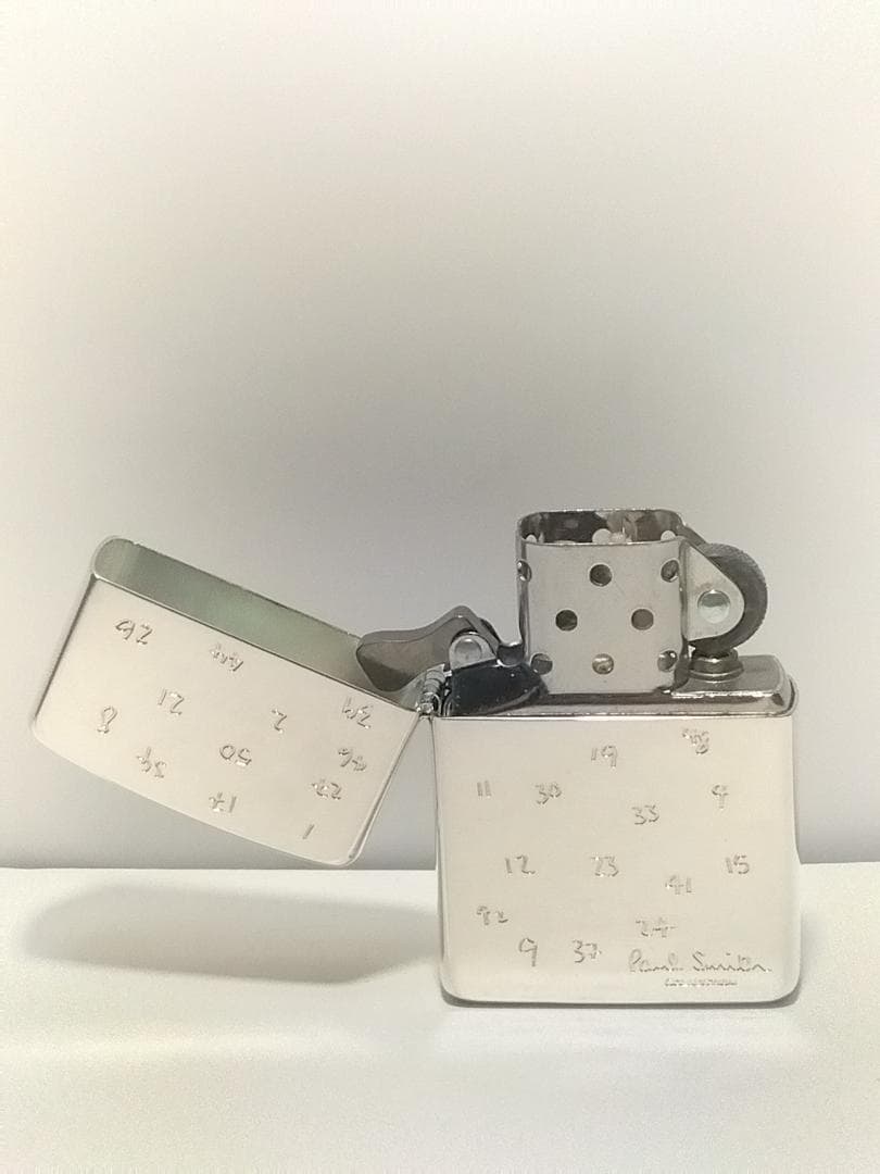 ZIPPO　ジッポー　「ポール・スミス」ブランド　　　　未使用　両面加工　高級品